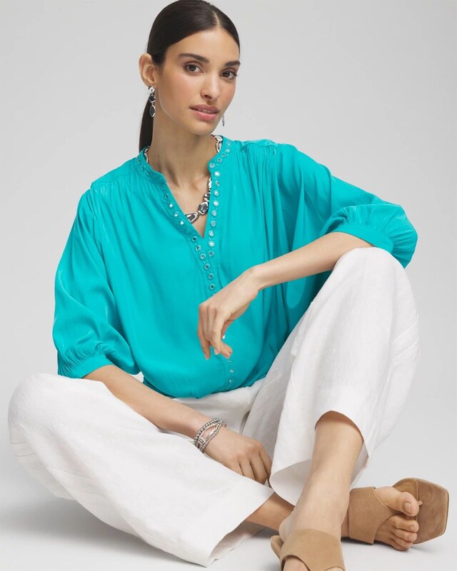 Batwing Sleeve Top - image 2